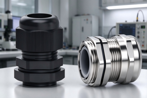 Metal vs nylon cable glands comparison