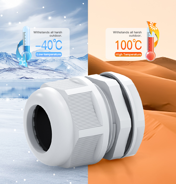 7.Nylon Reinforced Cable Gland with UL and IP68