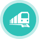 Rail transit icon