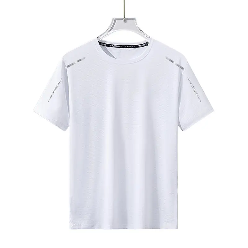 OEM Quick-Dry T-Shirt for Men, Loose Fit, Cool and Breathable, Fitness Running, Large Size, Stretchy Quick-Dry Sports Short Sleeve Manufacturers, Manufacturer