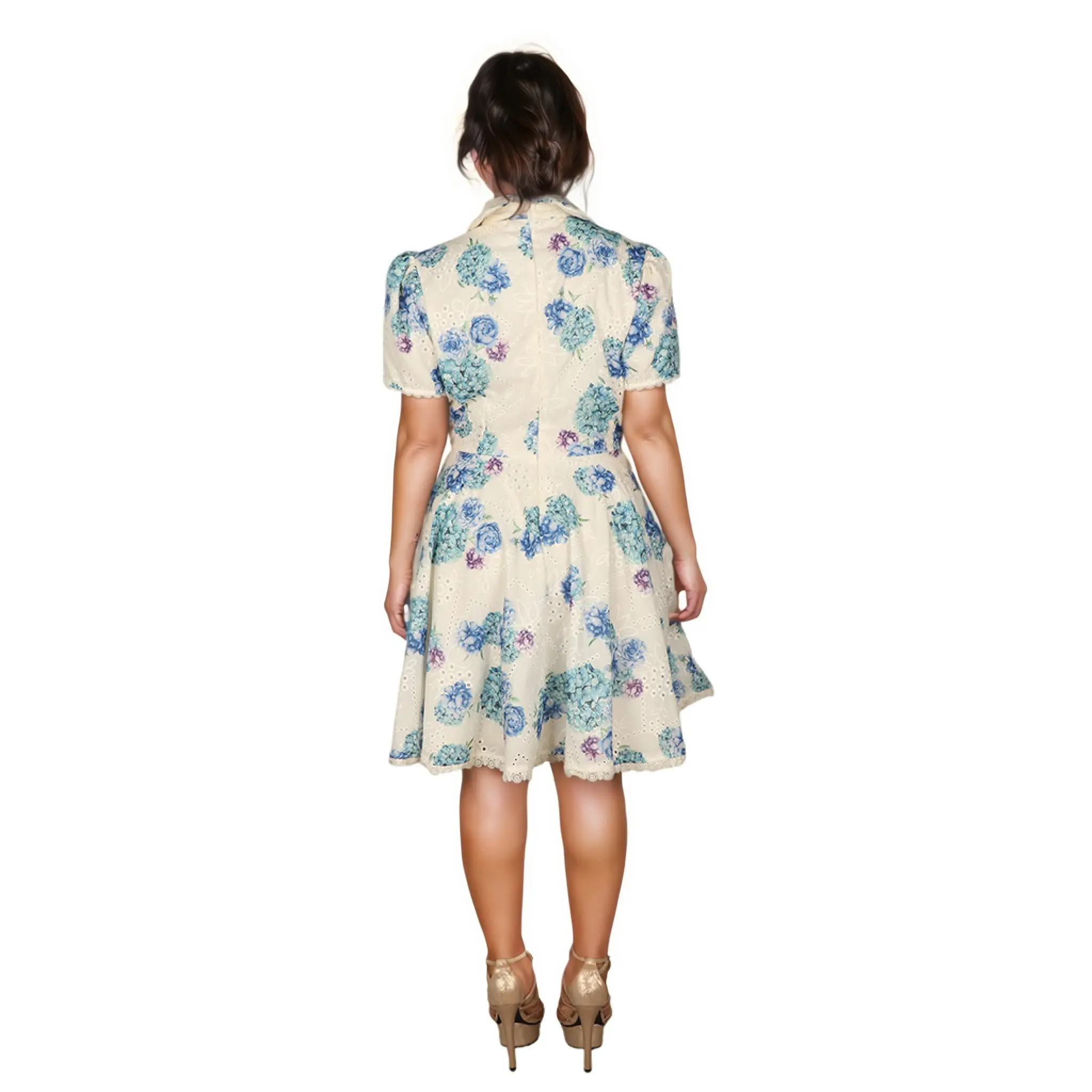 OEM Eco-Friendly 100% Polyester Woven Fabric: Vibrant Rose Print for Custom Women's Dresses Manufacturers, Manufacturer