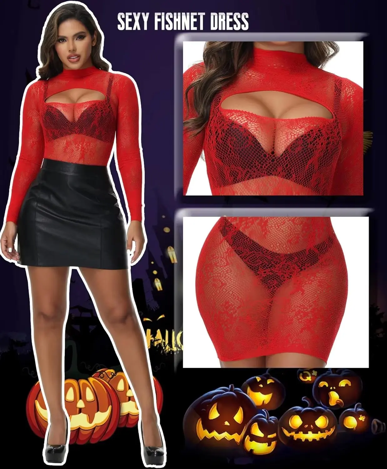 High-Quality Hilergy Sexy Lingerie Dress for Women Fishnet Hollow Bodycon Stretchy ODM Dobby Fabric Nightwear Exotic Beach Cover Suppliers, Supplier