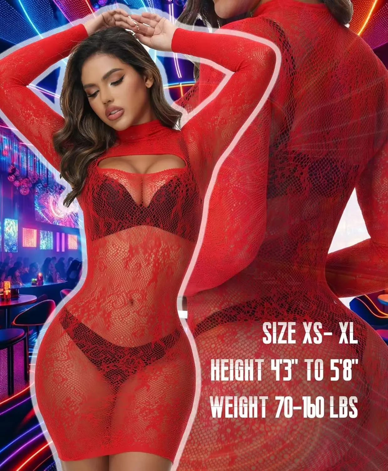 High-Quality Hilergy Sexy Lingerie Dress for Women Fishnet Hollow Bodycon Stretchy ODM Dobby Fabric Nightwear Exotic Beach Cover Suppliers, Supplier