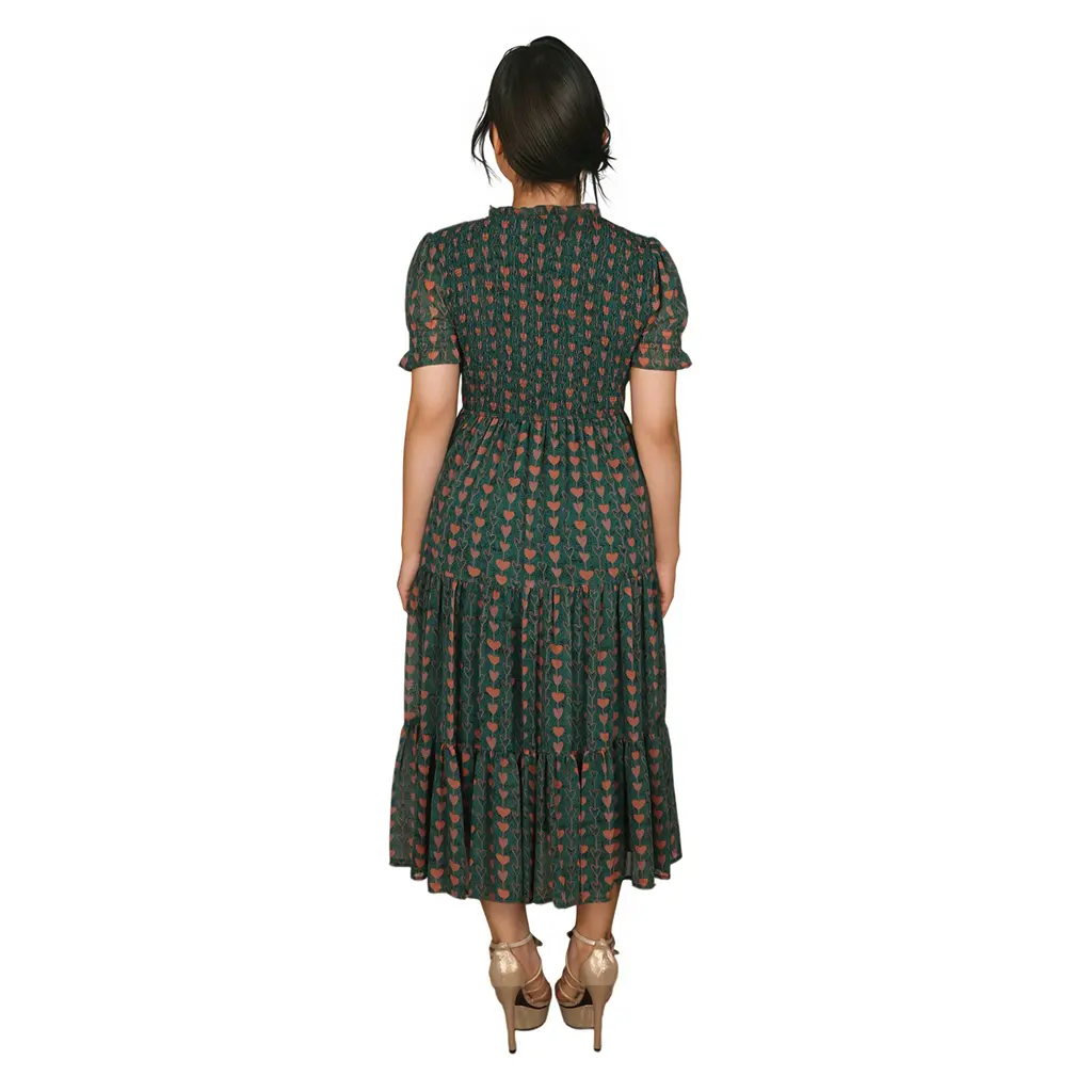 OEM Customized Floral Print Maxi Dress: Effortless Elegance for Daytime Sophistication Supplier, Manufacturers