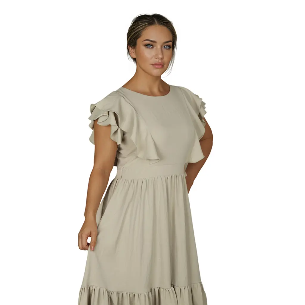 High-Quality Custom Print Plus Size Maxi Dress: Effortless Summer Elegance & Unmatched Comfort Suppliers, Factory