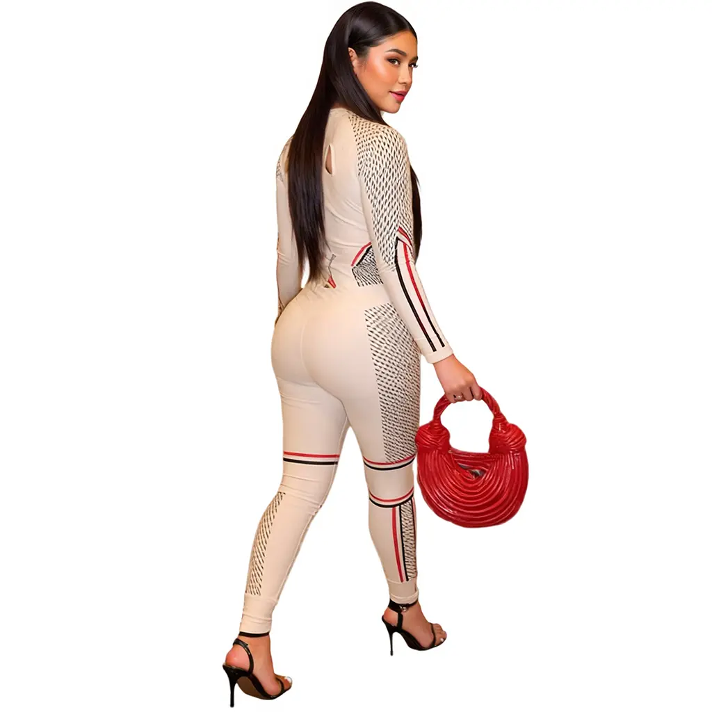 OEM Casual Stretch Crepe Woven Bow Print Two-Piece Legging Pant Set with Short Sleeve Crop Top Spring Eco-Friendly Factories, Factory