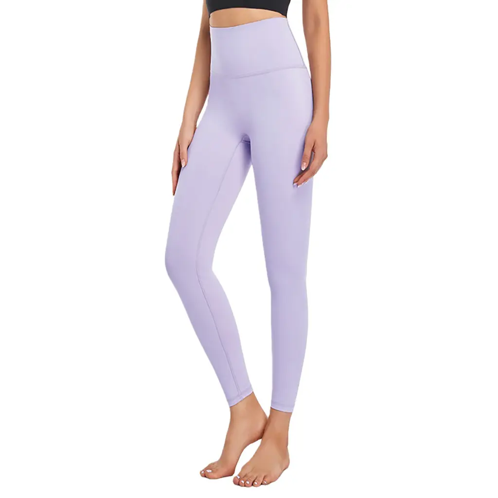 High-Quality Women's Customizable High-Waisted Scrunched Butt Yoga Pants No Camel Toe Sweat Wicking Tights Sports Fitness Elastic Waist Manufacturers, Factories
