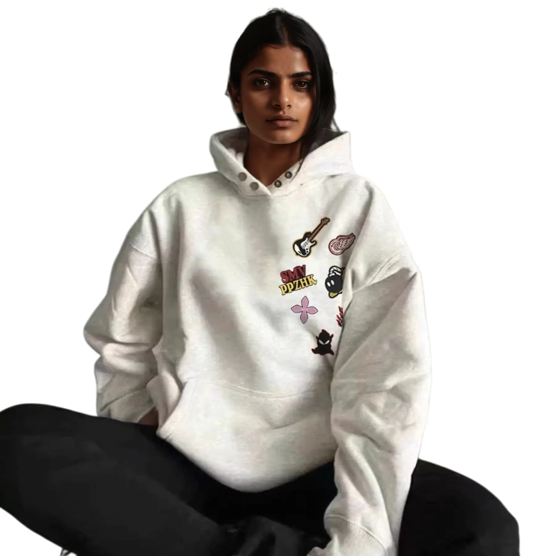 High-Quality Autumn and Winter Thick Hooded Hoodie with Velvet for Women 2025 New American Design, Small and Trendy Brand Coat Suppliers, Supplier