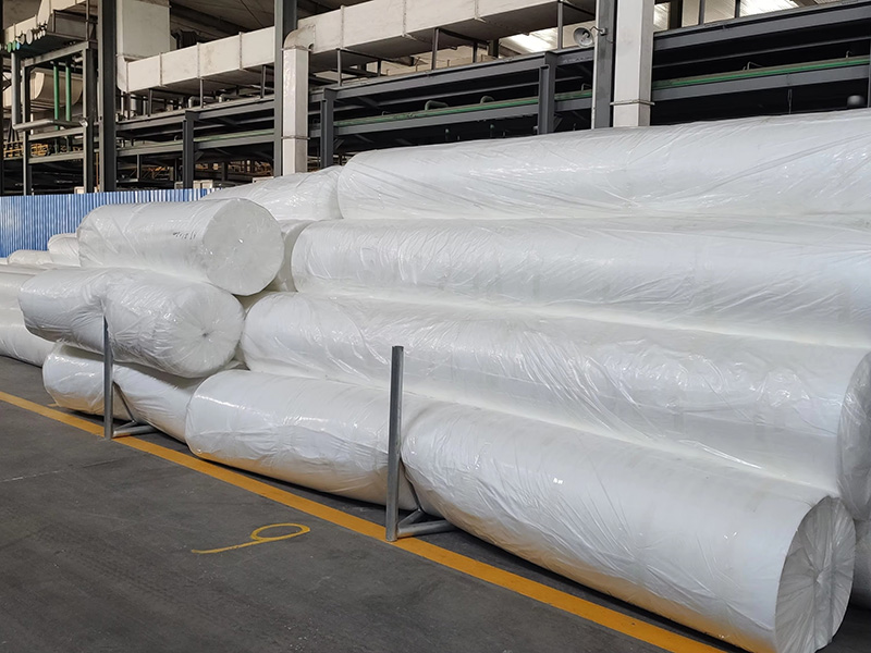 Geotextile application in site