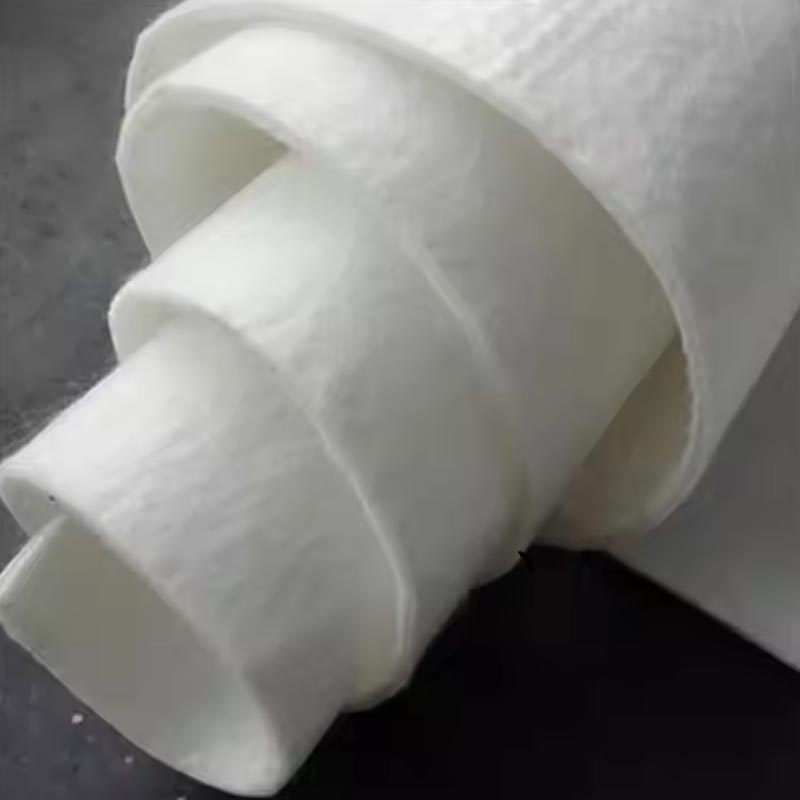 High-Quality White 100% polyester non-woven geotextile for road dam construction Manufacturer, Exporters