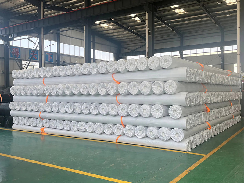 Application of short fiber needled punched geotextile