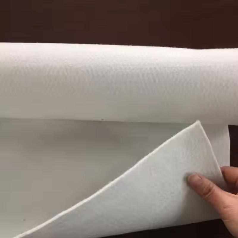 High-Quality White 100% polyester non-woven geotextile for road dam construction Manufacturer, Exporters