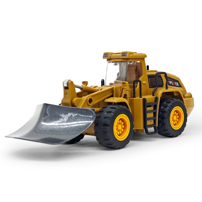 Hot Selling Custom Diecast Model Friction Vehicle Construction Trucks and Cars Bulldozer Toy for Kids Boys with Light and Music Wholesale of Toy Factory Cars