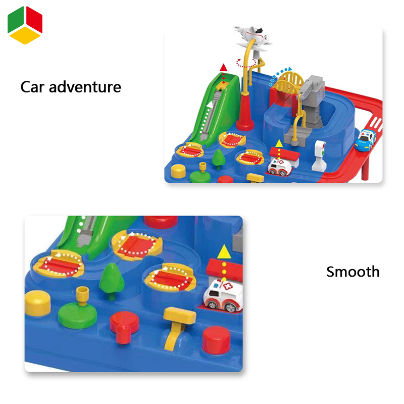 QS Wholesale Early Educational Amazon Hot Sale Toys Racing Track Toy Slot Toys Racing Car Game Adventure Set Toys for Kids Educational