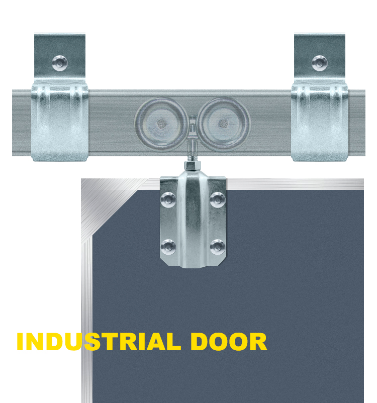 Basic Galvanized Steel Sliding System for Hanger Wheels Track