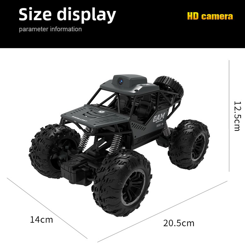 AiJH 2.4G RC Car Toy with Camera Live Stream Real Time Transmission APP Control Remote Control Drift Car RC Car