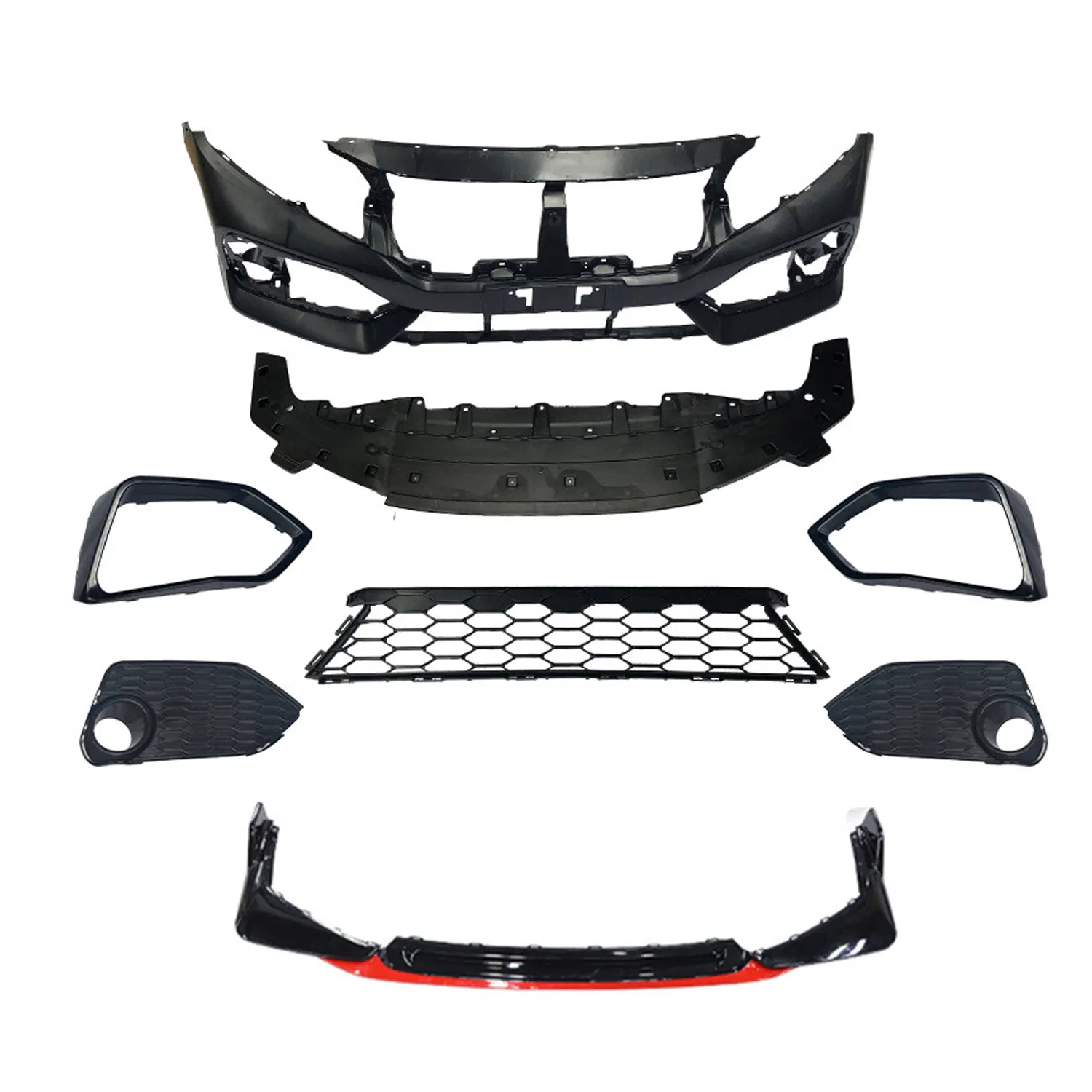 2016 2017 2018 2019 Auto Car Front Bumper Body Kit for Honda Civic 10th Generation Limousine Model