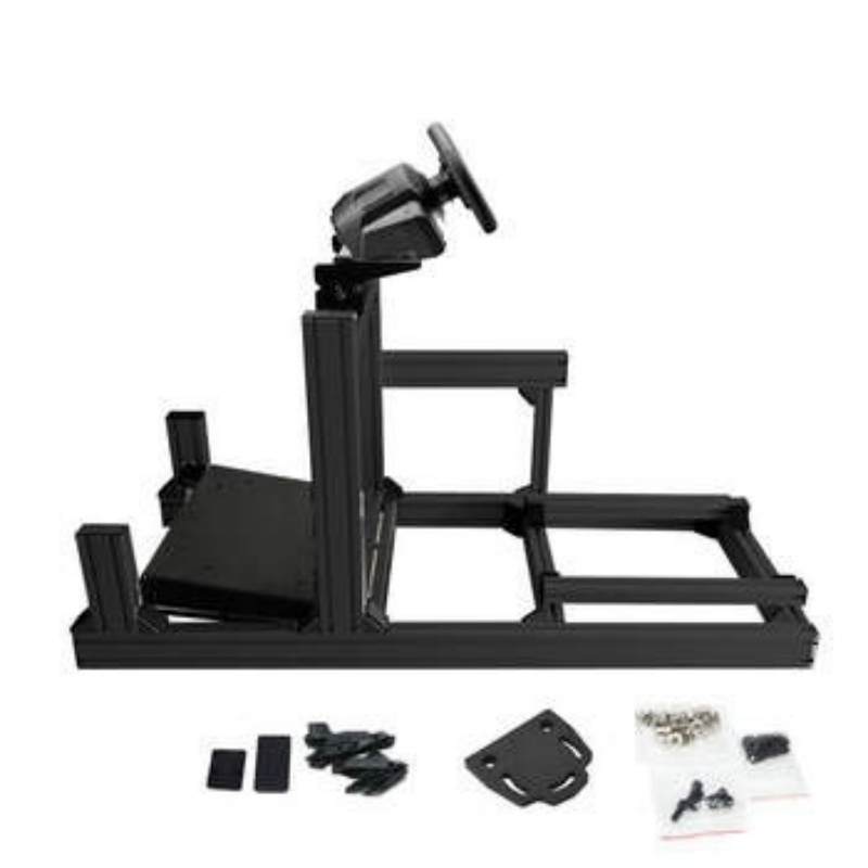 Cheap Price Basic Home SIM Racing Rig DIY 4080 T Slot Black Anodizing Aluminum Extrusion Profile Simple Car Driving Simulation