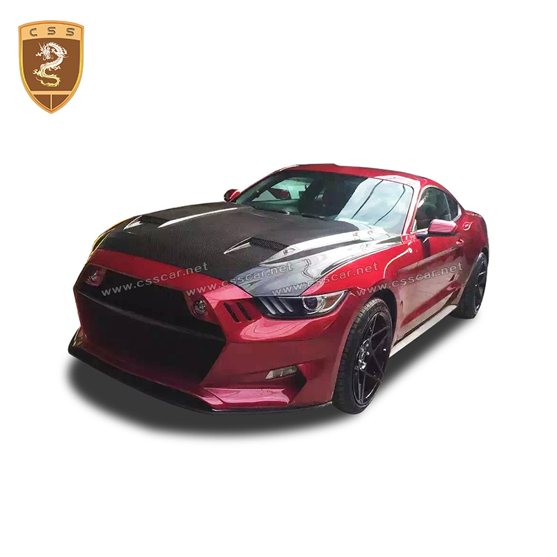 2014-2016 New Model Car Bumpers Engine Hood Wide Body Kit for Ford Mustang