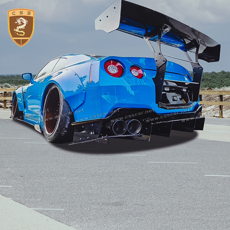 Lb. 2 Style Body Kit Fit for Nissan Gtr R35 Model Car Fiberglass Material