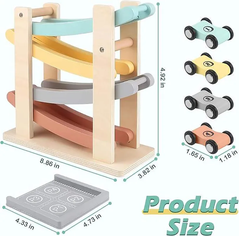 Car Ramp Race Track Set View
