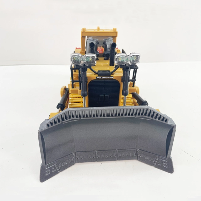 Remote Control Car 1: 24 Scale Diecast Truck Alloy Models Bulldozer Vehicle Construction Vehicle Model Engineering Car Toy Boy Gift (Bulldozer)