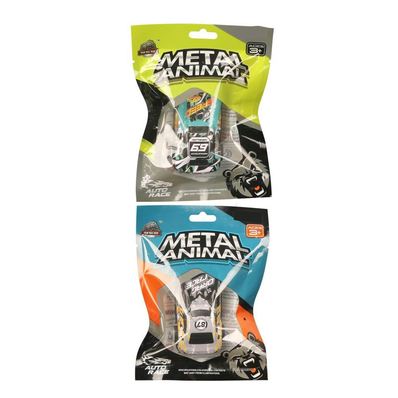 10522470 4 Pieces of Pull-Back Jumping Tin Car Toy