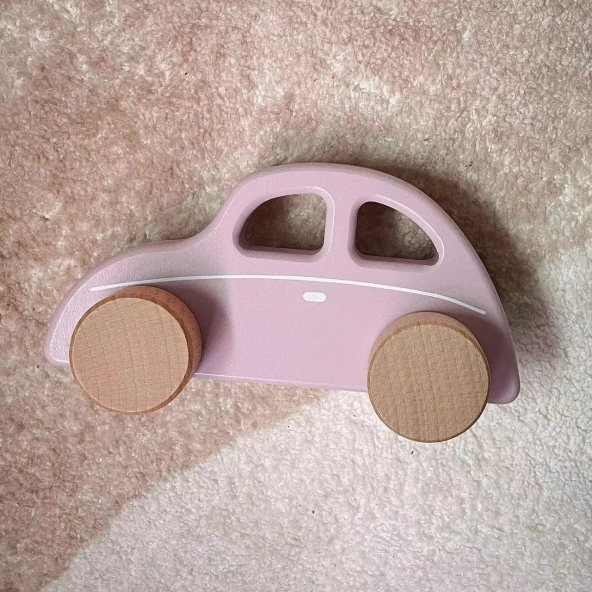 Wooden Car Camper Boat Truck Beetle Toy Car Model Photo Decoration