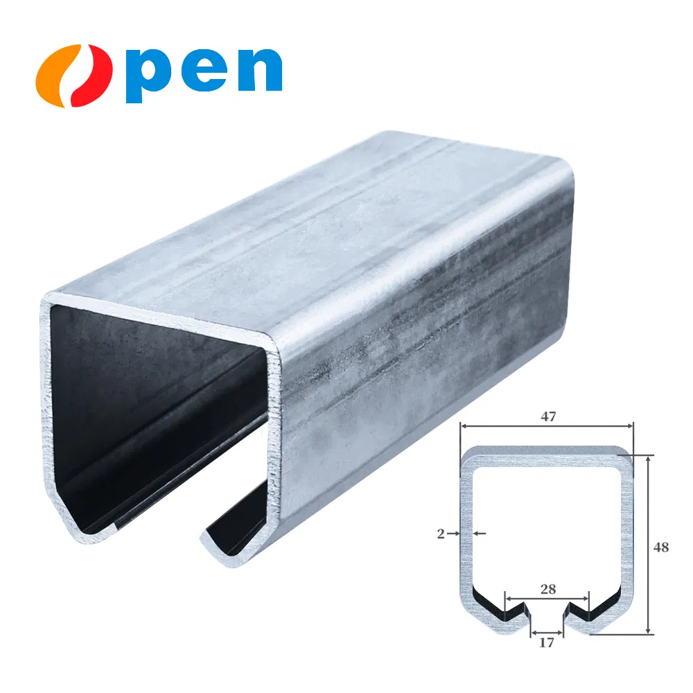 Heavy Duty Sliding Door Channel for Hanger Wheel System Track