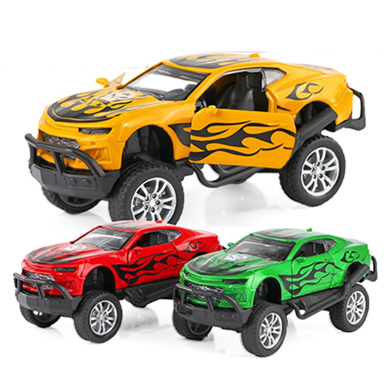QS Toy Petite Voiture Pull Back Metal Car Toy Set Model Wholesale Cheap 132 Scale Open Door Kinsmart Diecast Toy Car for Sale
