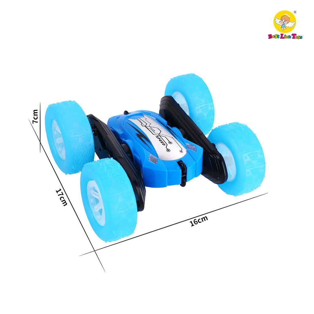 2.4G Remote Control Car Double-Sided Drift Rollover Spinning 360 Degree Standing Stunt Rotation RC Stunt Car with Light Kids Toy 2025 Hot Sale