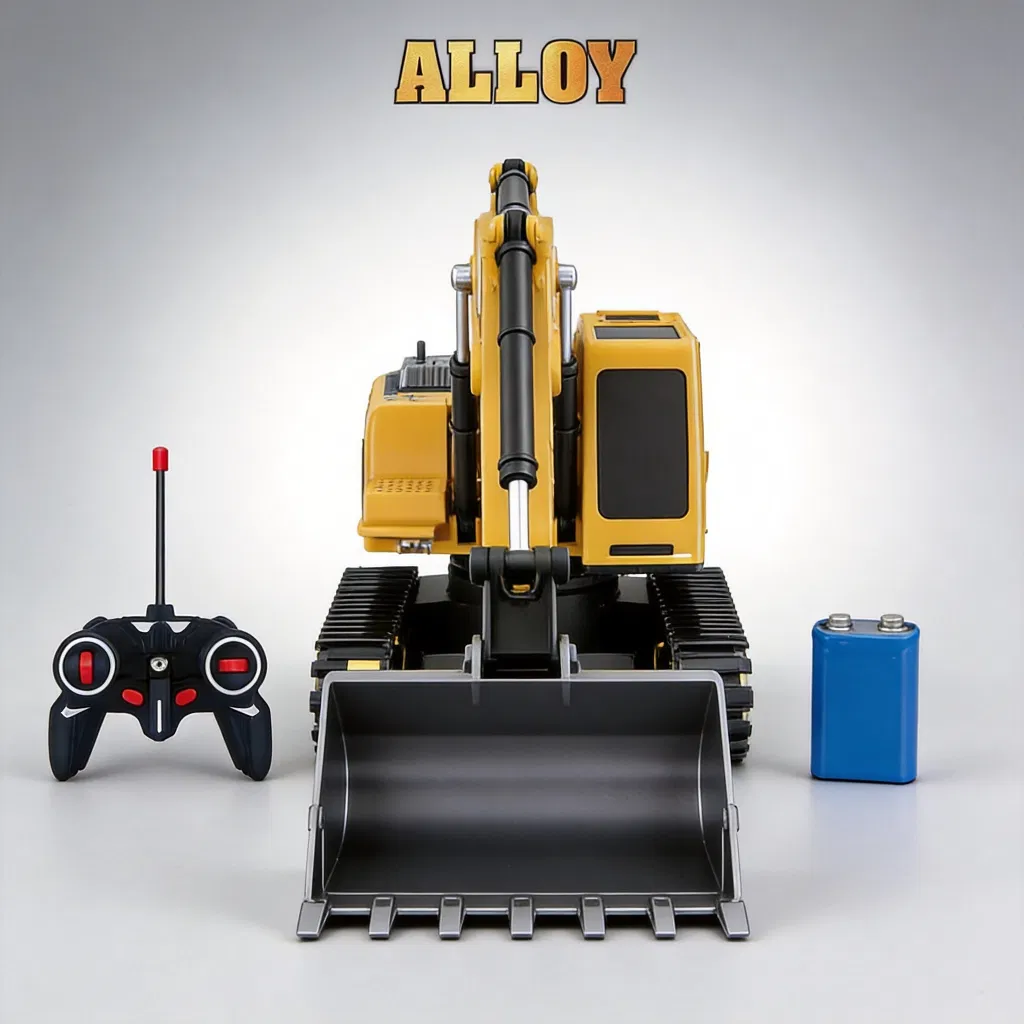 Alloy RC Excavator View 3