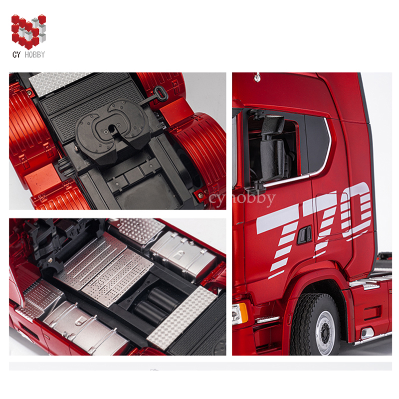 Huina150119CH RC Alloy Scania Car RC Licensed Tractor 1: 18 Remote Control Car Toys Scania 770 S V8 Truck Children Car C Toy
