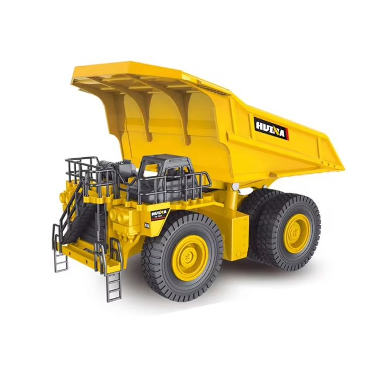 2024 Newest Alloy Diecast Dump Truck Model Toy 1/35 Scale Alloy Dumping Construction Car Vehicles for Kids Gifts