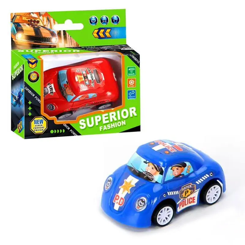 Plastic Pull-Back Race Car Toy 3