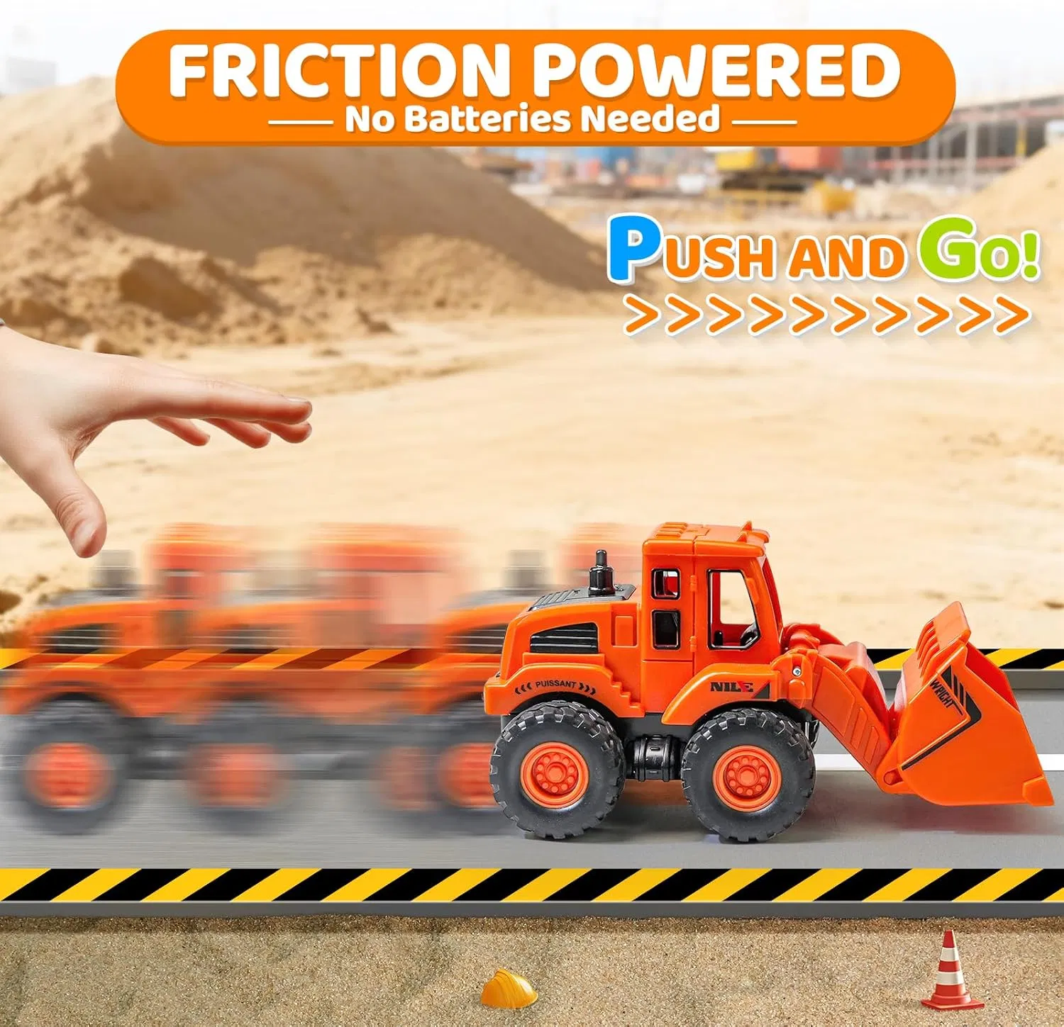 Toys Truck Friction Powered Construction Vehicles Sand Toys