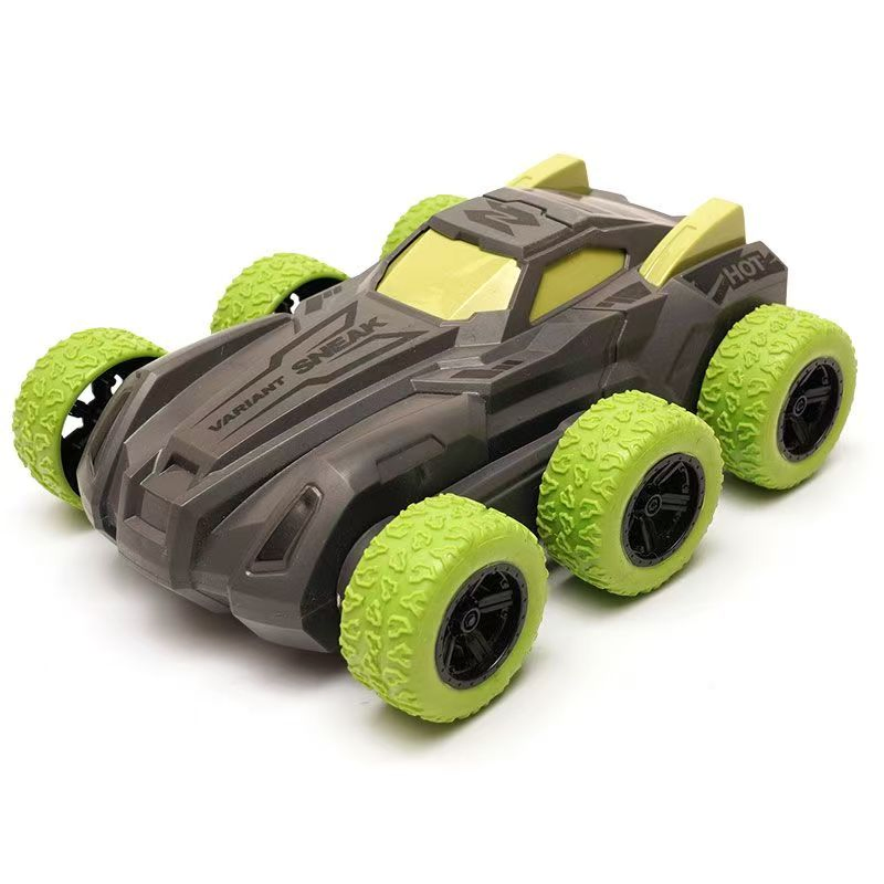 Unique Customizable 6 Wheels Colorful Pull-Back Car Toys for Children