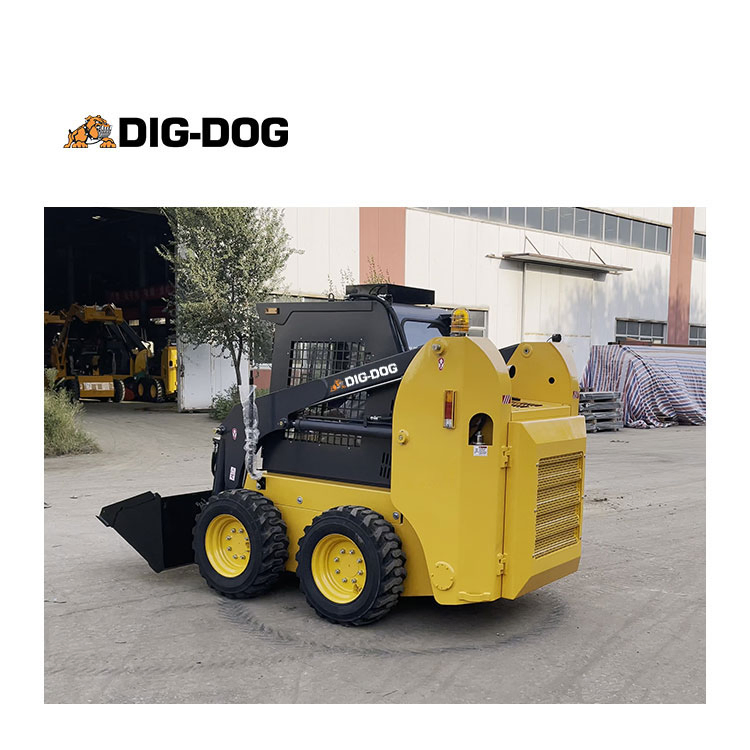 Construction Machinery Wheel Skid Steer Loader Track with Trencher Hot Sale Skid Steer Loader Floor Grinder Roller Compactor Micro Skid Steer