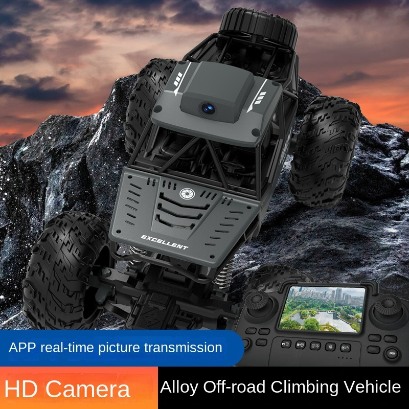 AiJH 2.4G RC Car Toy with Camera Live Stream Real Time Transmission APP Control Remote Control Drift Car RC Car