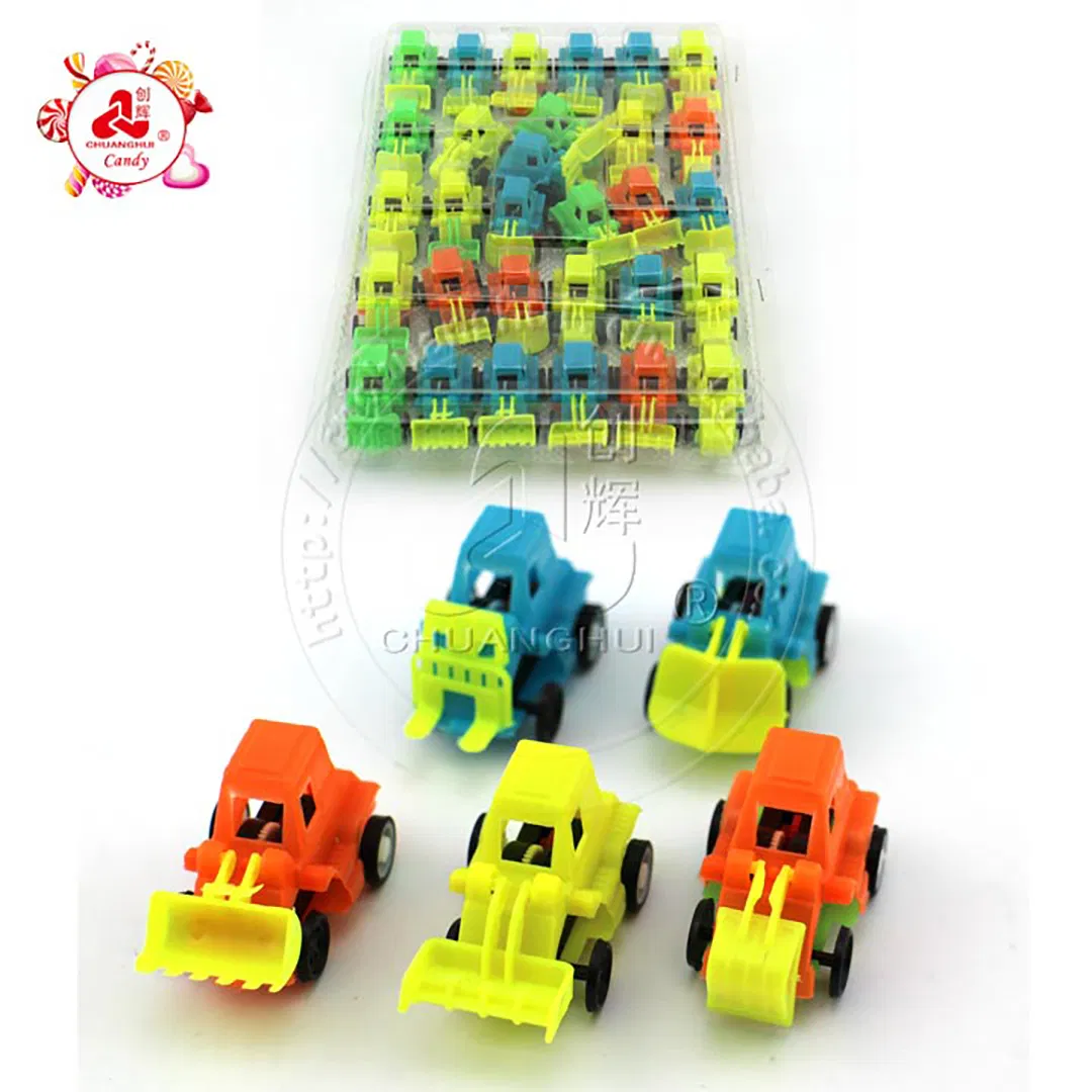 Cartoon Mini Engineering Vehicle Pull-Back Car Toy