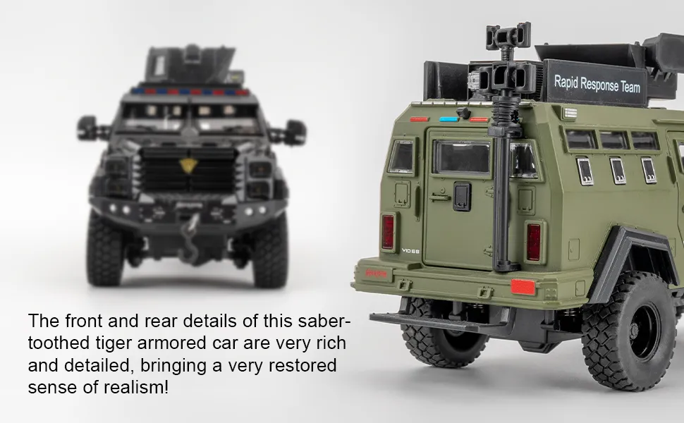 Alloy Armored Car Model 2