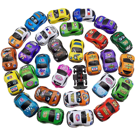 205003 - Pull Back Cartoon Cars Capsule Toys (2-inch)