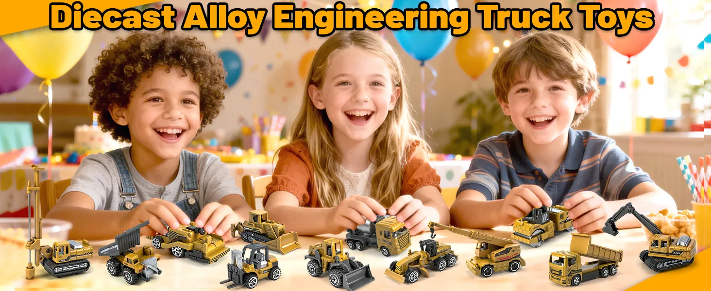 Mini Alloy Construction Truck