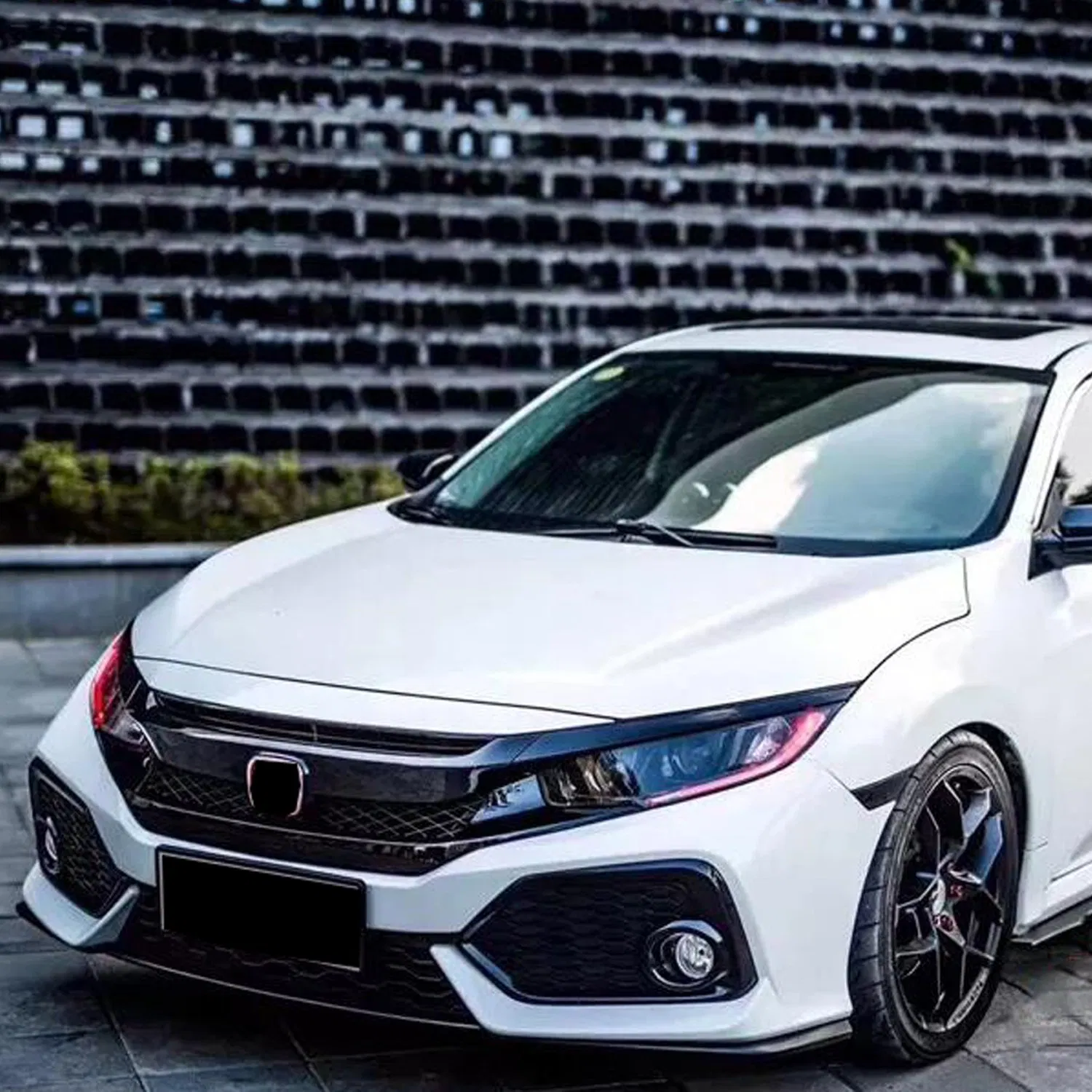 2016 2017 2018 2019 Auto Car Front Bumper Body Kit for Honda Civic 10th Generation Limousine Model