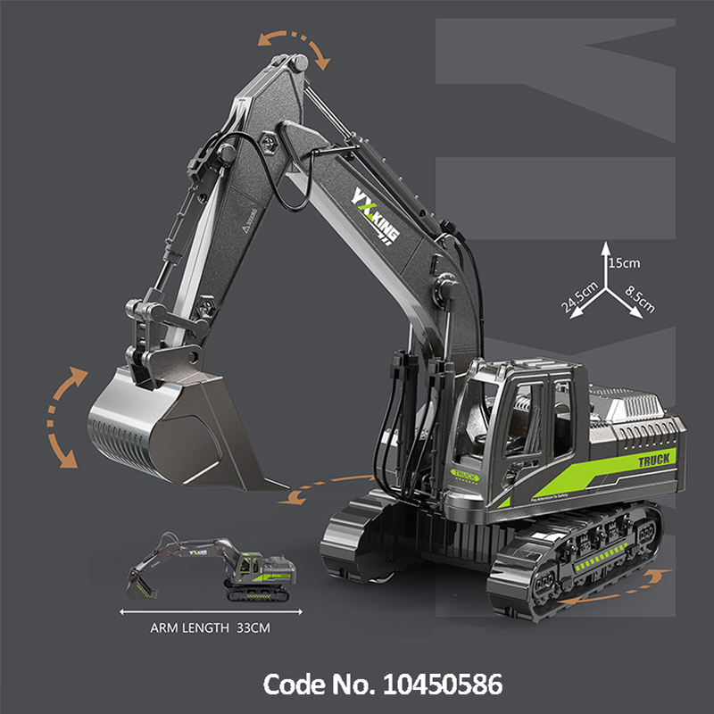 Friction Truck Metal Construction Vehicles Crane Car Kid′ S Toys