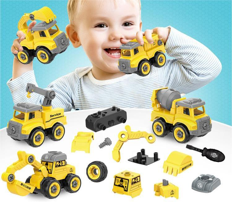 Yizhi DIY Take-Apart Engineering Vehicle Toy, Kids Educational Disassembly &amp; Assembly Construction Truck Playset