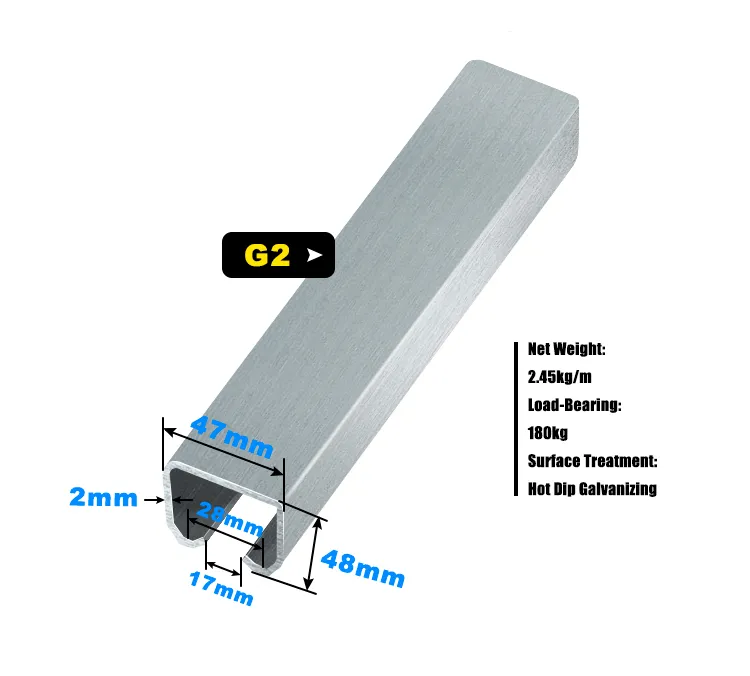 Double Roller Track Railing 3