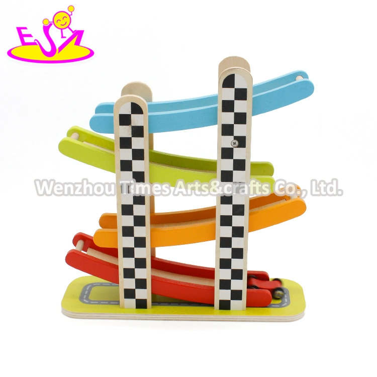 New Hottest Slot Racing Wooden Miniature Speeding Car for Kids W04e059