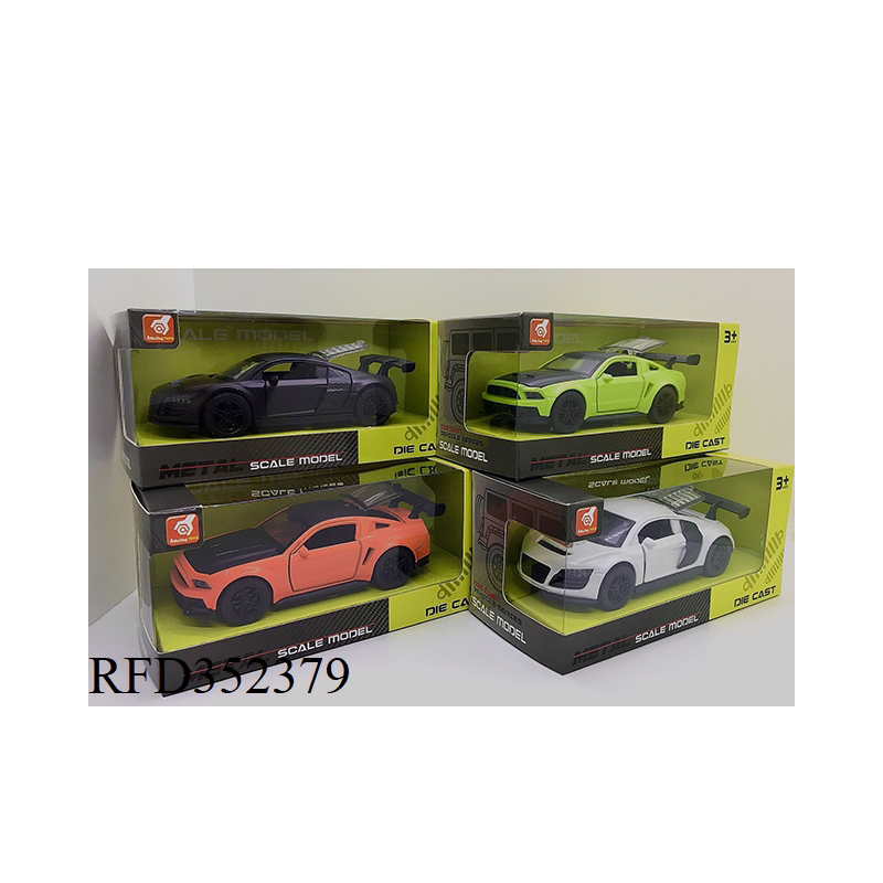 1: 36 Scale Pickup Truck Model Pull-Back Metal Car Open The Door Toy Car