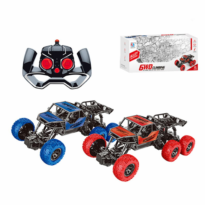 1: 18 Six-Wheel Remote Control Car Alloy Climbing Car RC Vehicle Toy